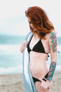 Bronzer avec une peau blanche